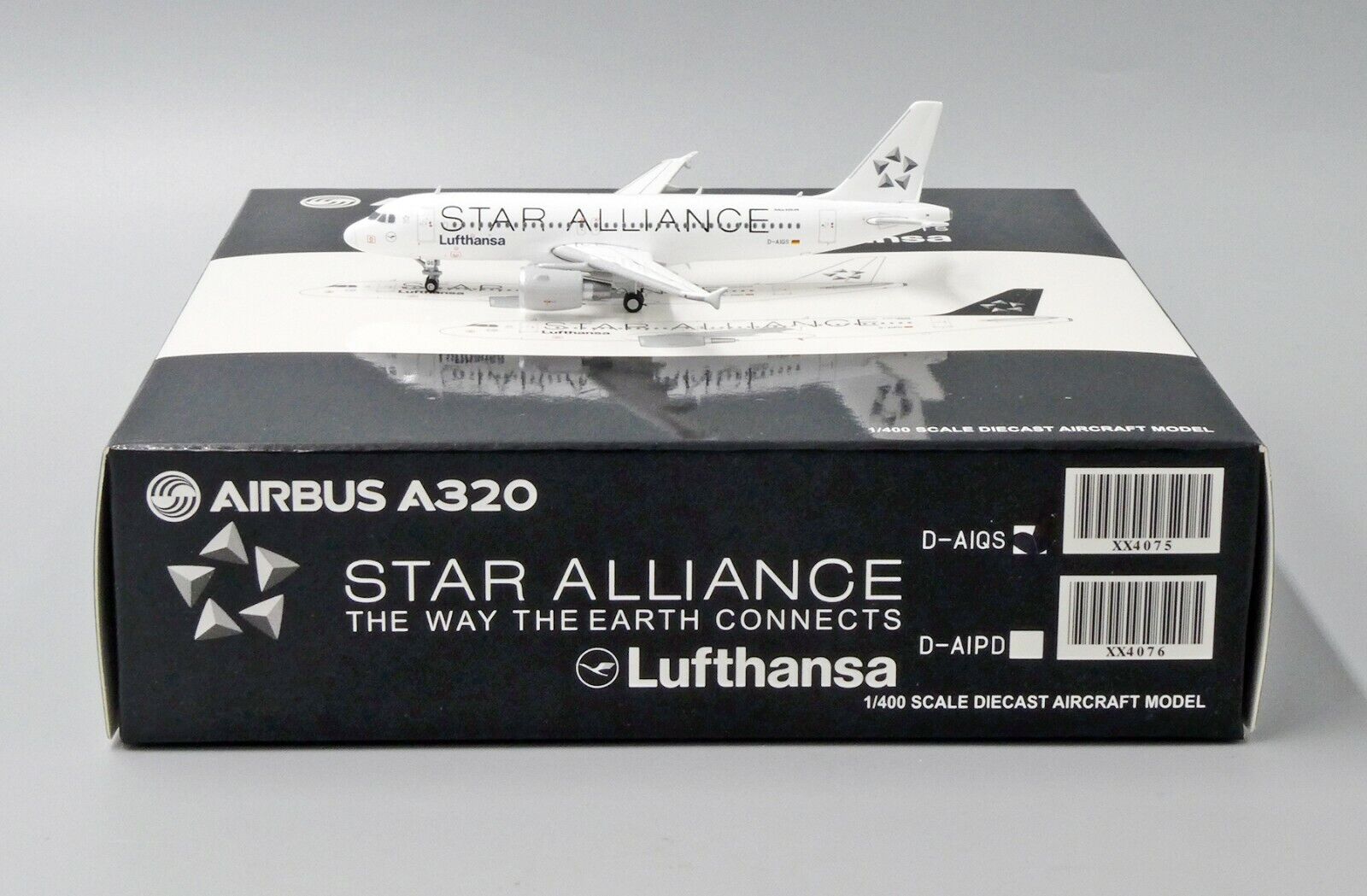Lufthansa A320 Reg: D-AIQS Scale 1:400 Diecast Model JC Wings XX4075