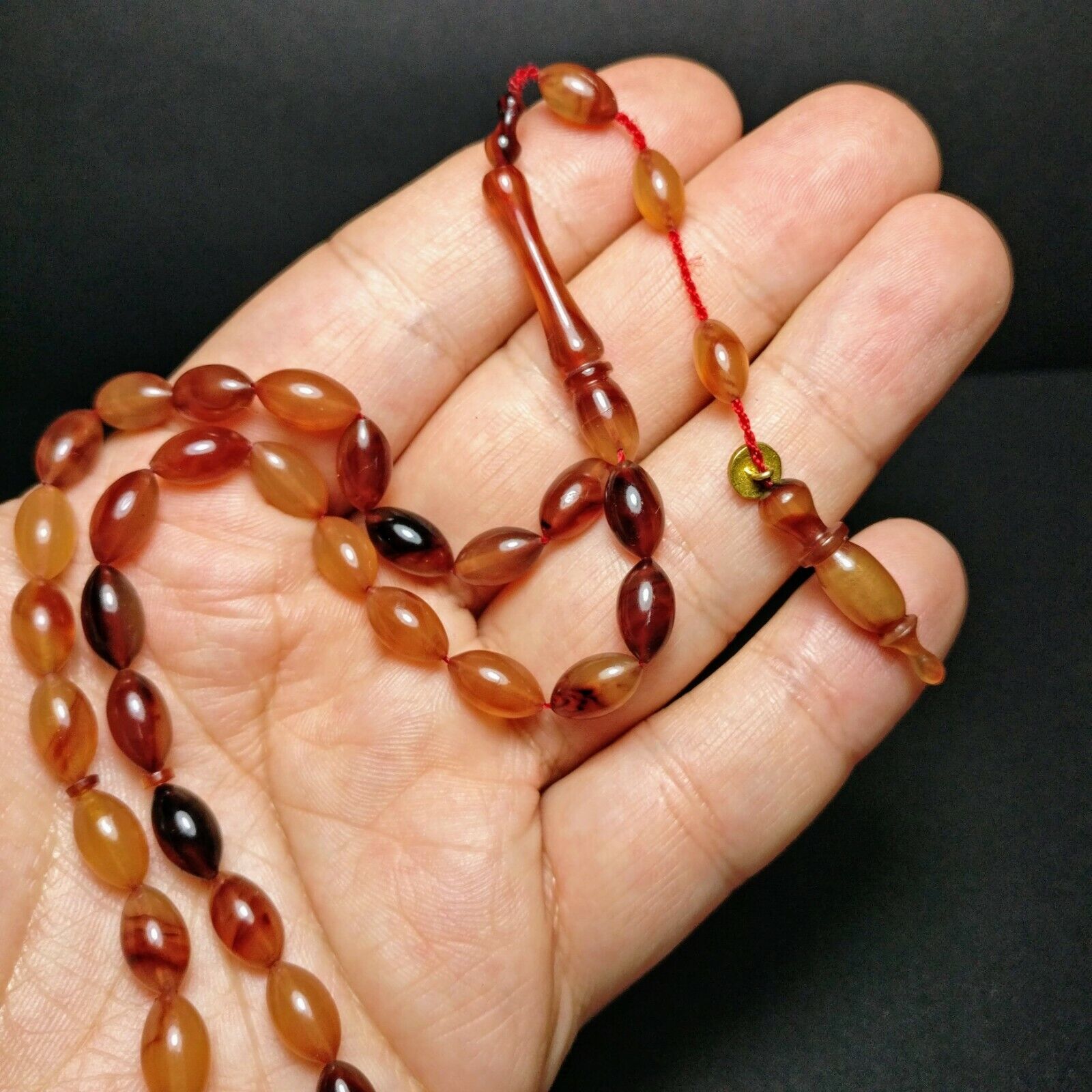 Turkish Prayer Beads, SIKMA Kehribar Tesbih Komboloi Tespih Tasbeeh Tasbih 1051