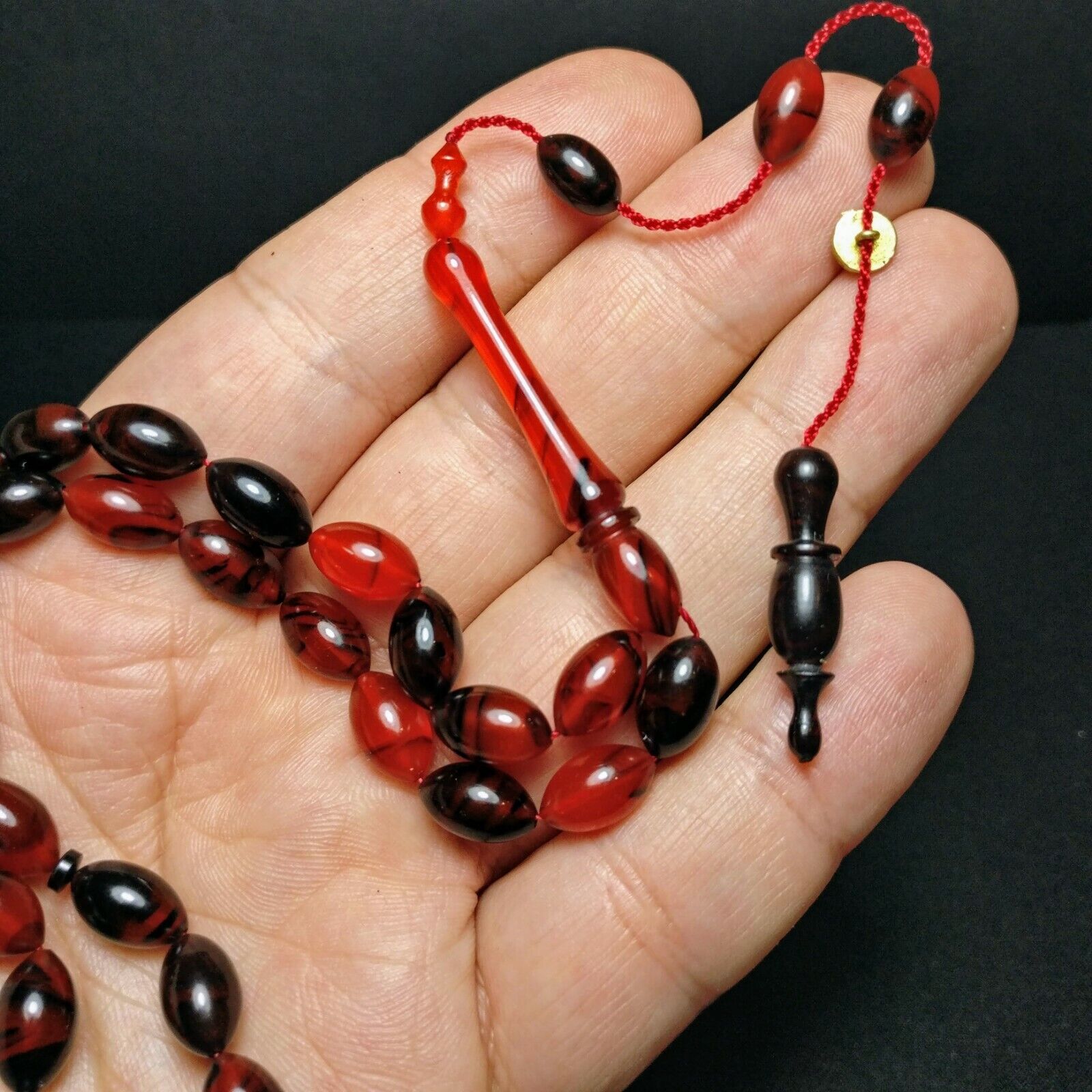 Turkish Prayer Beads, SIKMA Kehribar Tesbih Komboloi Tespih Tasbeeh Tasbih 1055