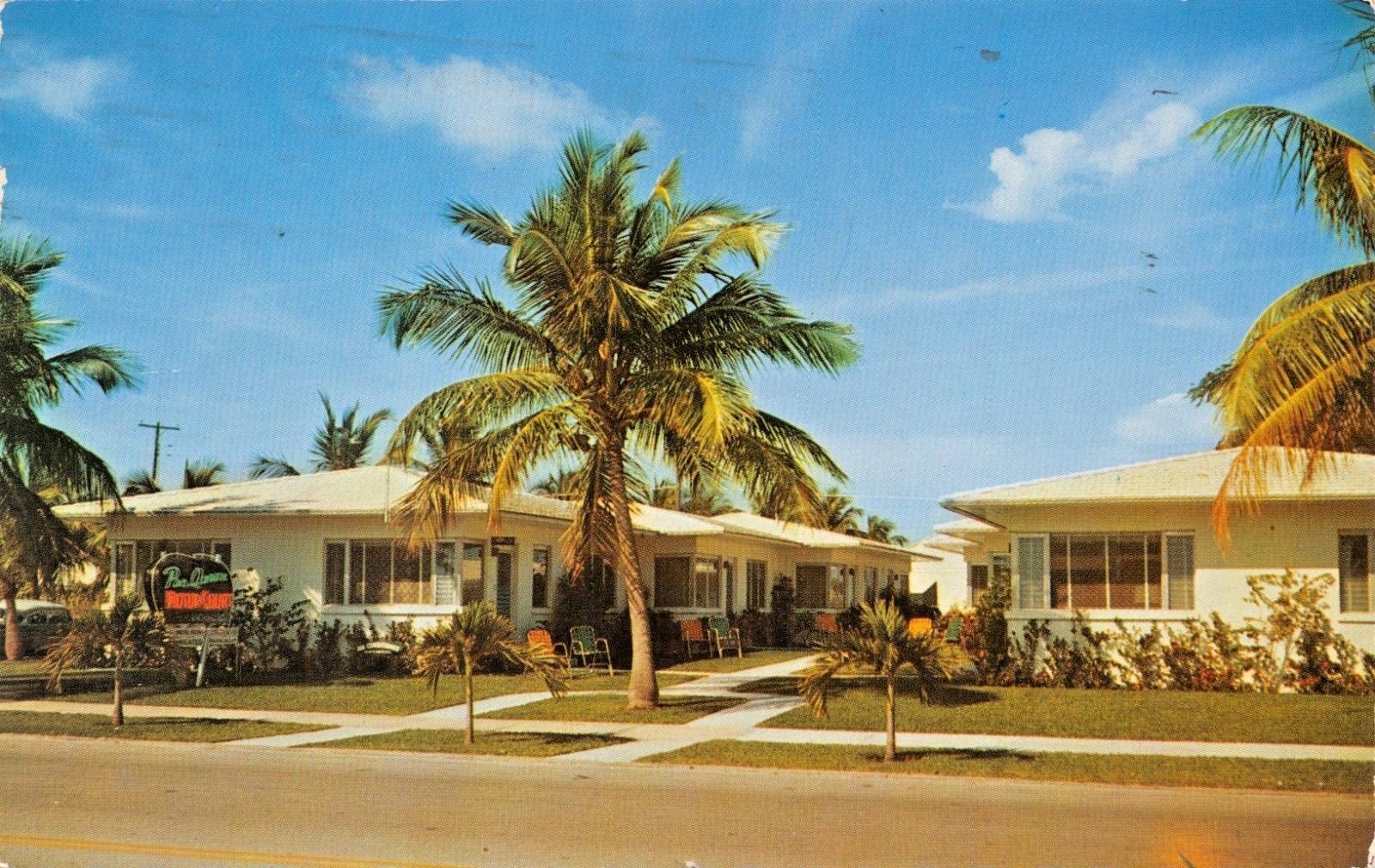 WEST PALM BEACH FLORIDA~PAR QUANA MOTOR COURT-2901 BROADWAY POSTCARD 1967 PMK