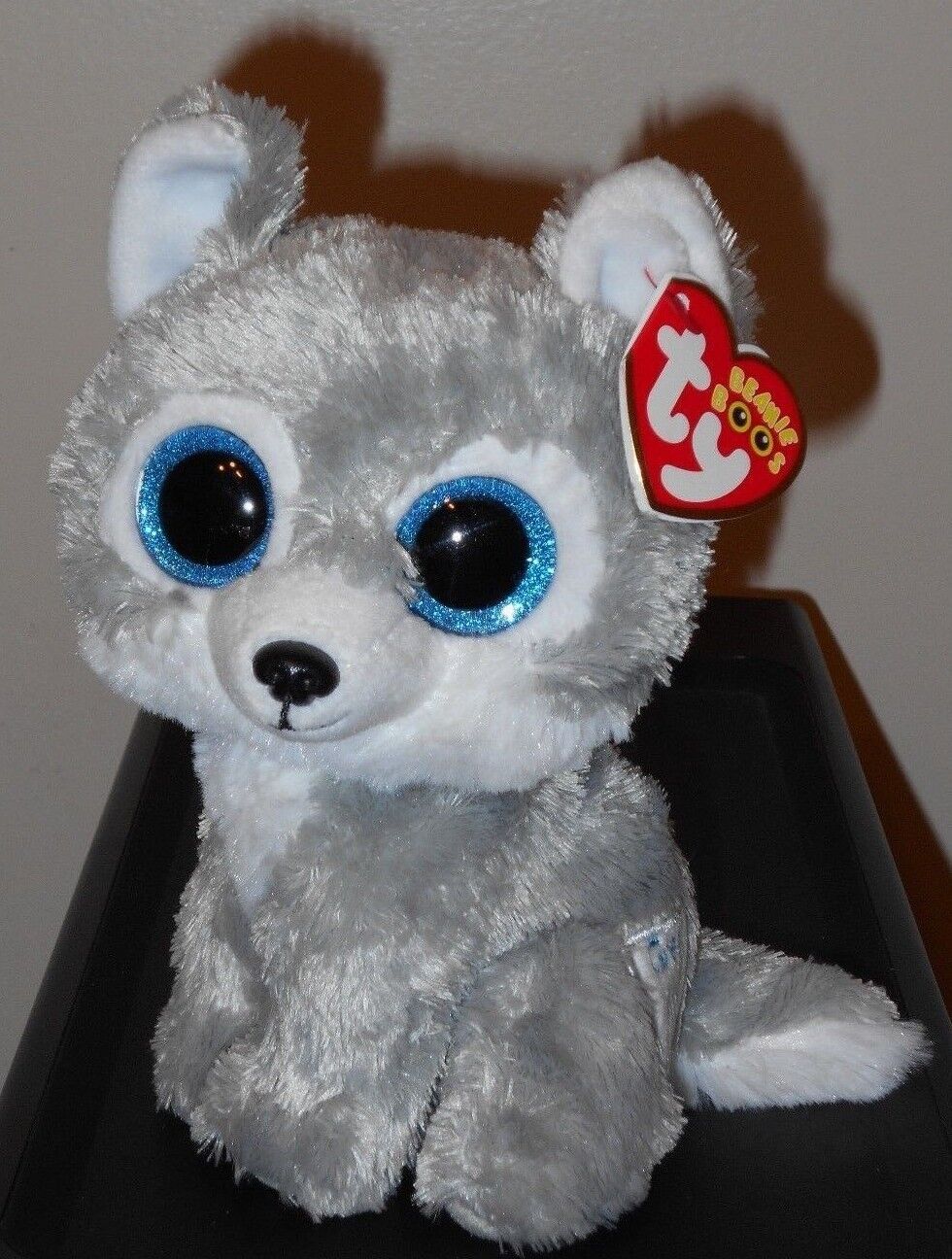 Ty Beanie Boos ~ WARRIOR the Gray Wolf (6 Inch)(Great Wolf Lodge Exclusive) NEW