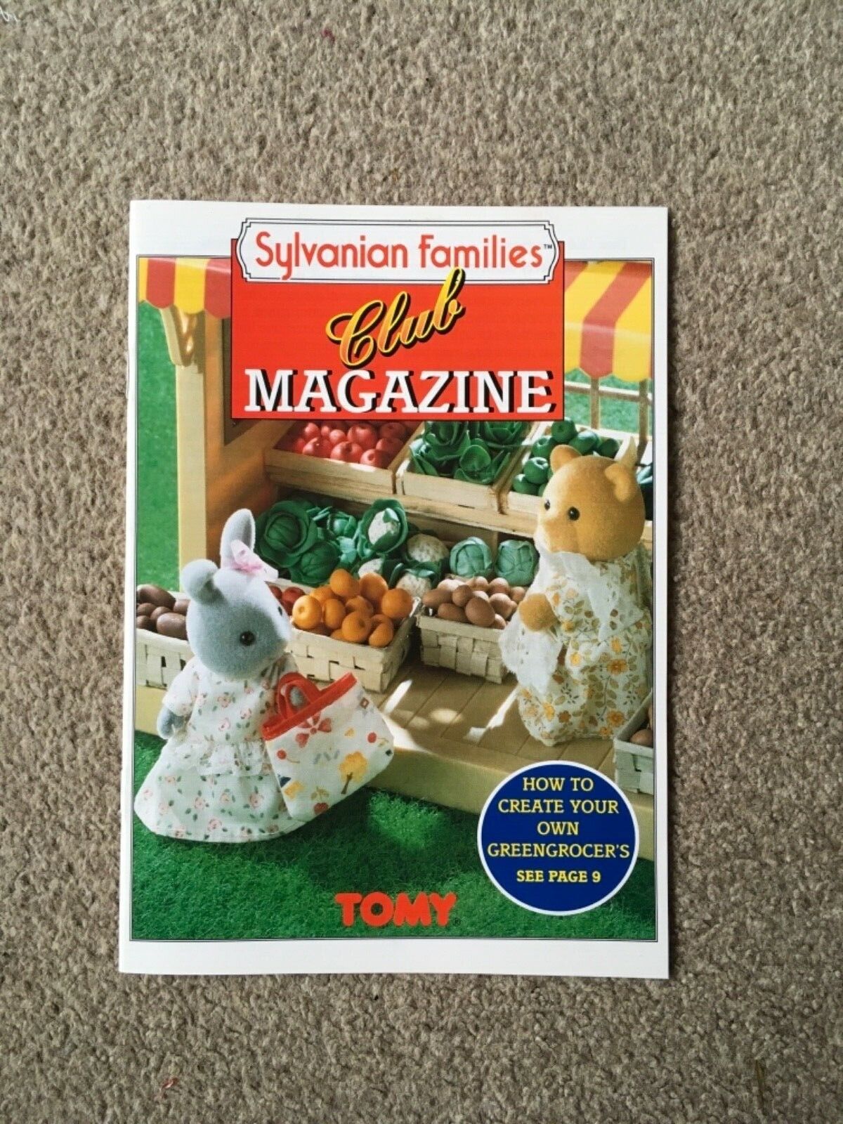Sylvanian Families Calico Critters Tomy Club Magazine 90’s NEW