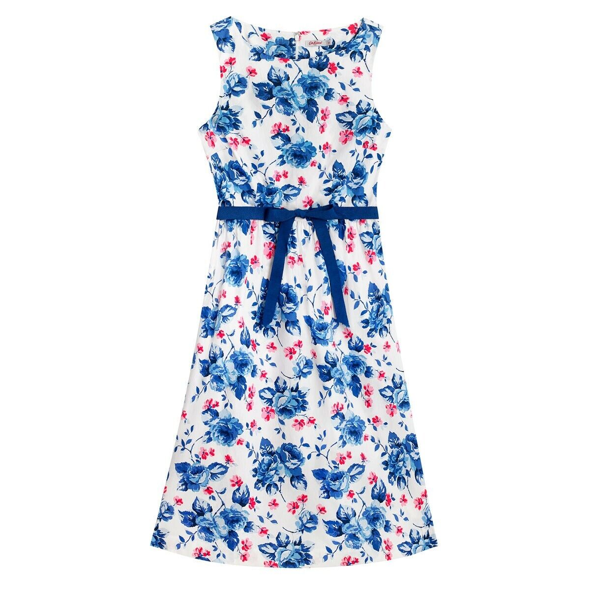 Cath Kidston Floral Dress 18~Dulwich Cabbage Rose Sleeveless Cotton Dress~BNWT