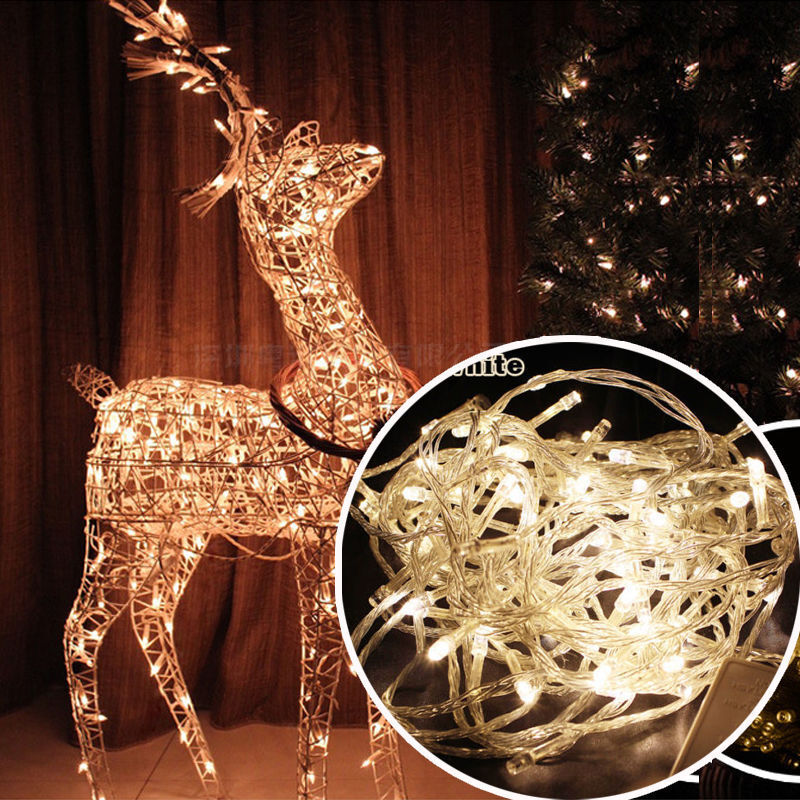100-1000 LED Christmas String Fairy In/Outdoor Home Garden Xmas Lights Lamp 2019