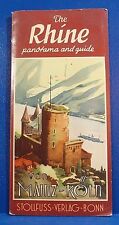 1950s RHINE RIVER Panorama & Guide From Mainz to Koln picture