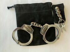 Chrome Hearts Silver Handcuffs And Skull Keyring picture