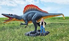 Large Spinosaurus Jurassic Dino Statue Life Size Dinosaur 20 FT Indoor Outdoor picture