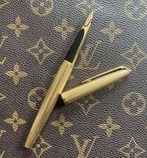 Waterman Solid 18k Gold Barley Fountain Pen France Hallmarked 30g Vintage Luxury picture