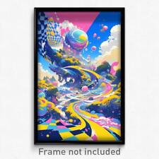 Art Poster - Sharp Fairy Ring (Psychedelic Trippy Weird 11x17 Print) picture