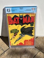 🔥 🦇 Batman #1 CBCS 4.5 D.C. 1940 🦇 🔥 233645CE5001 picture
