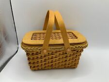 Longaberger VERY RARE Miniature Founders Day Basket With Lid picture
