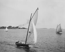 Sailboats, 1800's, Victor, 1887, Boat, Photo, New Picture Reproduction picture