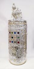 NEW Torah case silver plate  choshen and luchot Jewish Judaica Israel picture