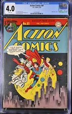 1945 Action Comics 81 CGC 4.0 Superman New Year's Eve Cover. picture