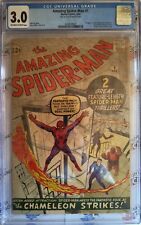 Amazing Spider-Man #1 (1963) CGC 3.0 SILVER AGE GIANT KEY 1st JJJ & Chameleon picture