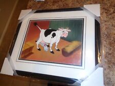 The Animaniacs Original  Cel Mr. Skullhead I Love Milk Large cel framed picture