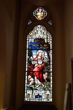 +Beautiful Older Stained Glass Church Window 
