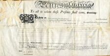 Land Grant signed by Thomas Mifflin - Very Graphic and Early - Autographed Stock picture