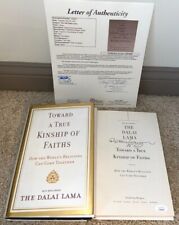 His Holiness The Dalai Lama Signed Toward A True Kinship of Faith Book JSA picture