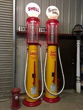  WAYNE 615  1920's VISIBLE SHELL GAS PUMP SET  RESTORED & BEAUTIFUL picture