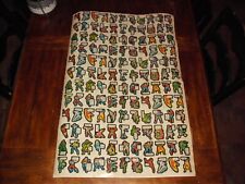 VINTAGE MARVEL TOPPS STICKERS UNCUT SHEET GIGANTIC NEARLY 4 FT. 43
