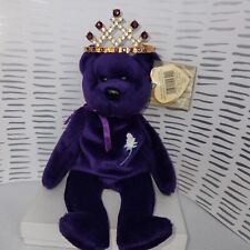 2222, RETIRATED UNIQUE TY 1997 PRINCESS DIANA Beanie Baby 1st Edition WITH CROWN picture
