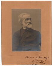 Giuseppe Verdi - Photograph Signed at Premiere of His Final Opera - PSA/DNA LOA picture