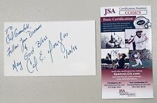 Carl E Douglas Signed Autographed 3x5 Card JSA Cert OJ Simpson Trial Attorney picture
