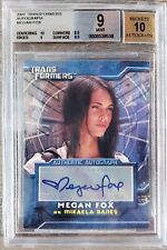 2007 Megan Fox Topps Transformers Certified Autograph MINT BGS 9 - 10 Auto picture