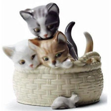 Lladro Curious Kittens Figurine 01008693 picture