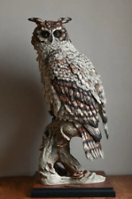 Giuseppe Armani Figurine Owl Wisdom 0281S Capodimonte Statue Florence Limited Ed picture