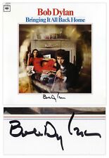 Bob Dylan Signed Vinyl LP Bringing It All Back Home w His Manager Jeff Rosen COA picture