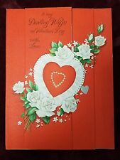  1959 Duke Kahanamoku to Nadine Valentines Card w/ note original Envelope picture