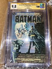 BATMAN 1989 Movie Adaptation Prestige CGC SS 9.8 Signed by Michael Keaton picture