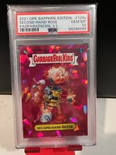 2021 Garbage Pail Kids 129a Second Hand Rose Padparadscha 1/1 PSA 10 Gem Mint picture