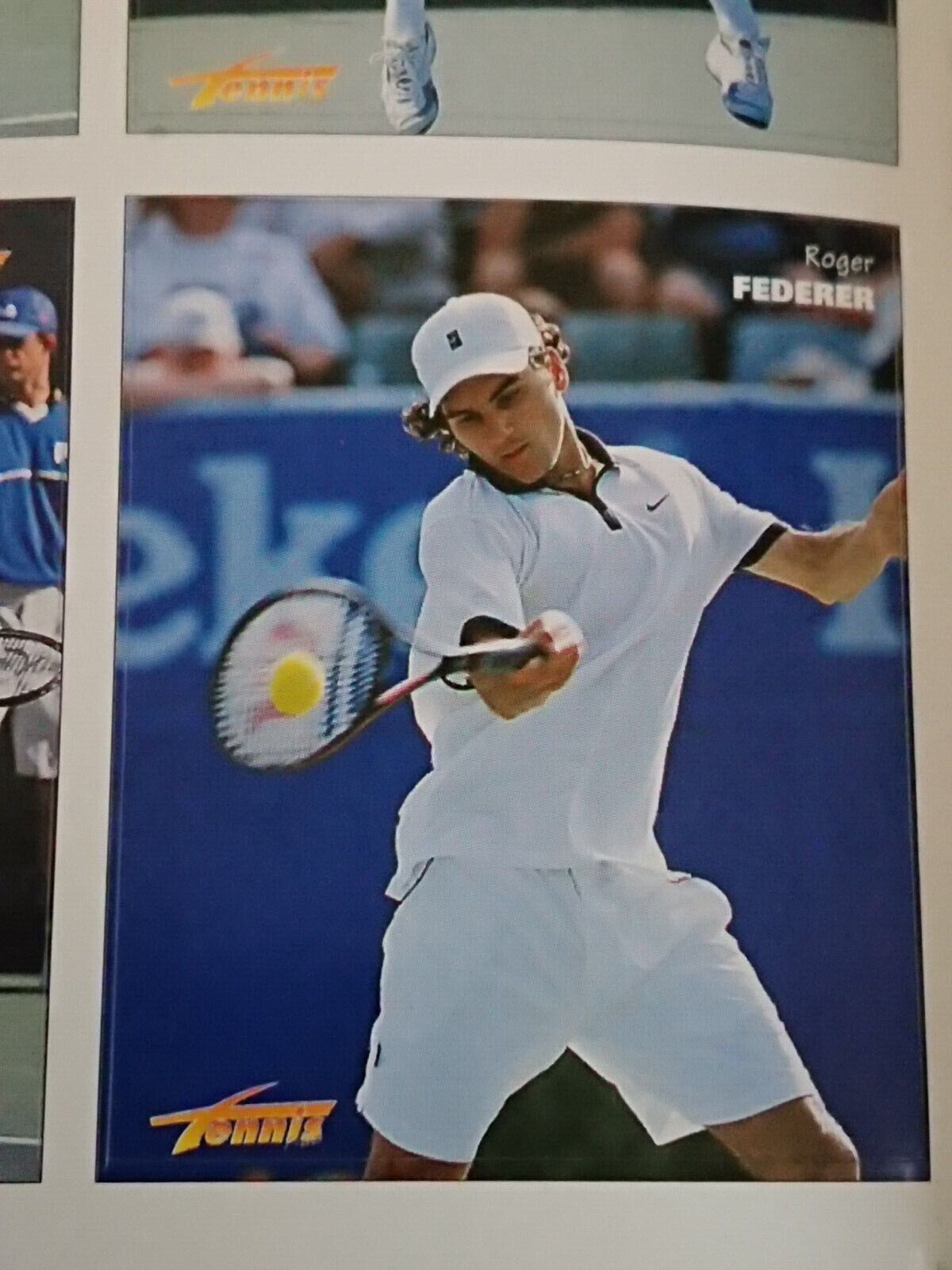 Roger Federer Rookie Card - Tennis Plus Magazine 2000 Sticker Holy Grail Great C