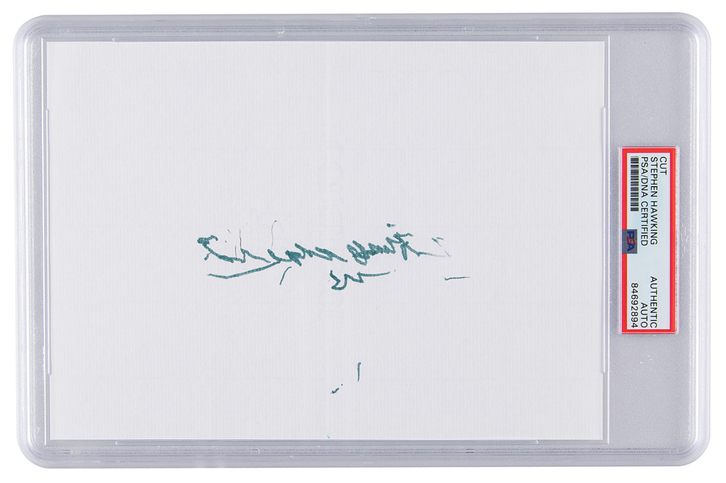 STEPHEN HAWKING Signed Autograph Cut W/ Jane Hawking Letter PSA DNA INCREDIBLE