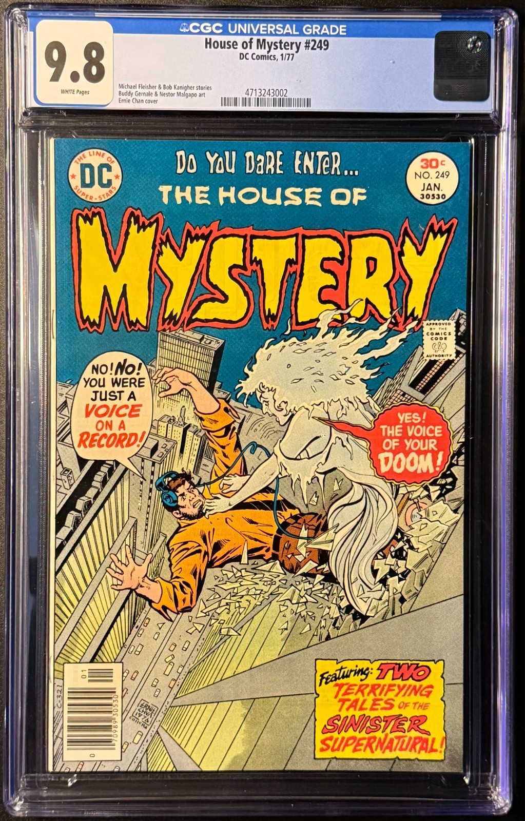 House of Mystery #249 (DC, 1977) CGC 9.8 WP Bronze Age Horror Ernie Chan Cover House of Mystery #249 (DC, 1977) CGC 9.8 WP Bronze Age Horror Ernie Chan Cover
