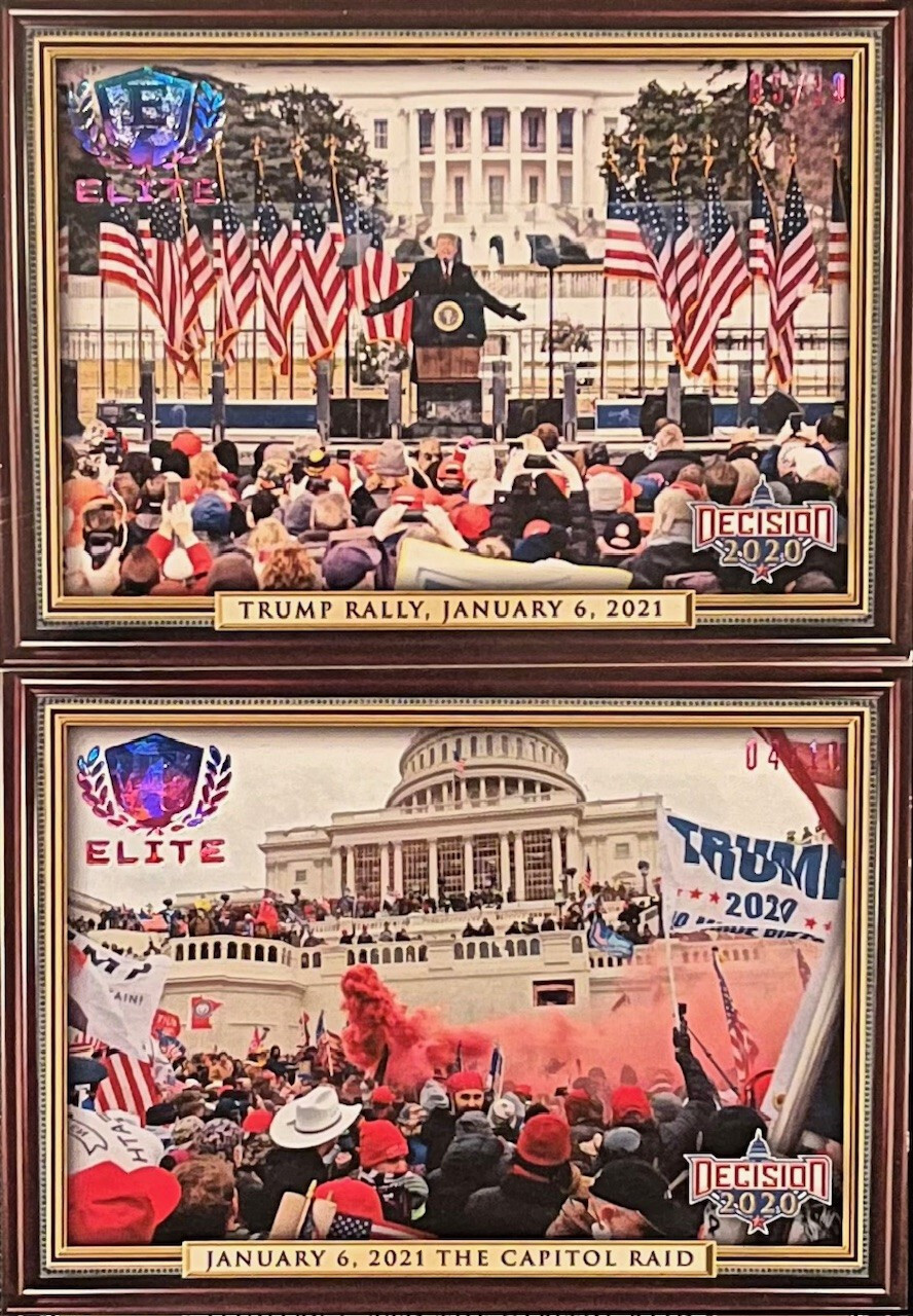 #/10 (2 Rare Cards) January 6th Trump Rally & The Capital Raid - 2020 Decision 