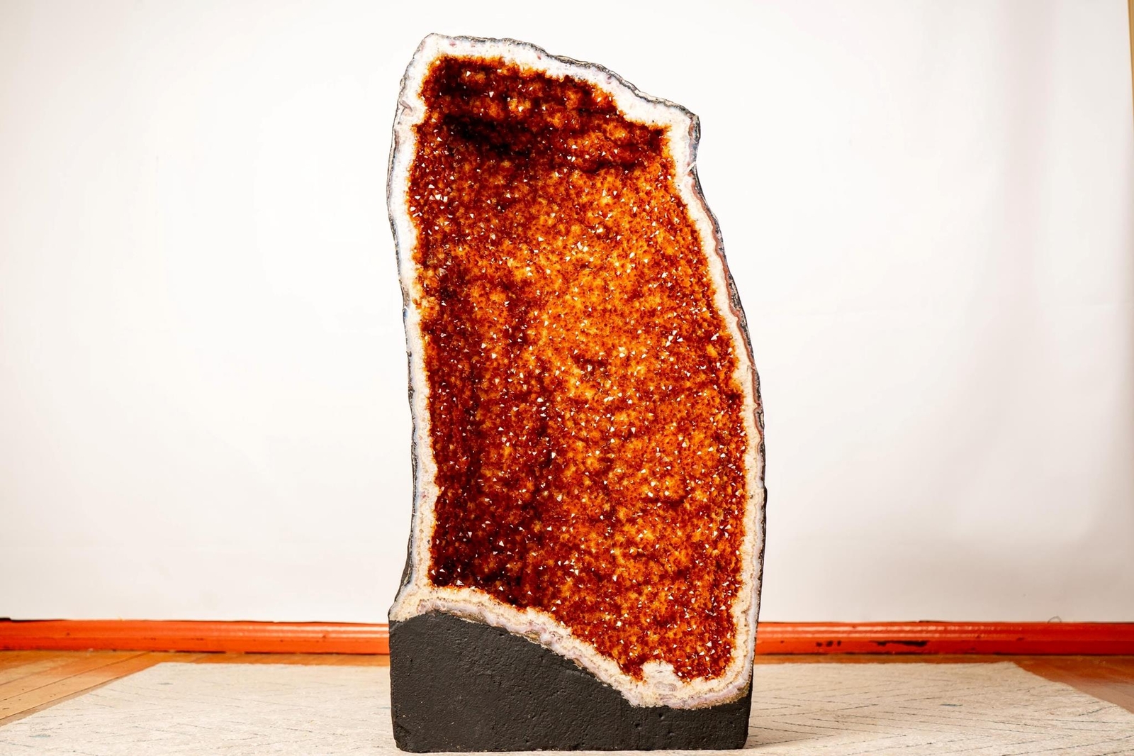 AAA-Grade Madeira Citrine Cathedral Geode – X-Large - 108 Lb - 28 In. AAA-Grade Madeira Citrine Cathedral Geode – X-Large - 108 Lb - 28 In.