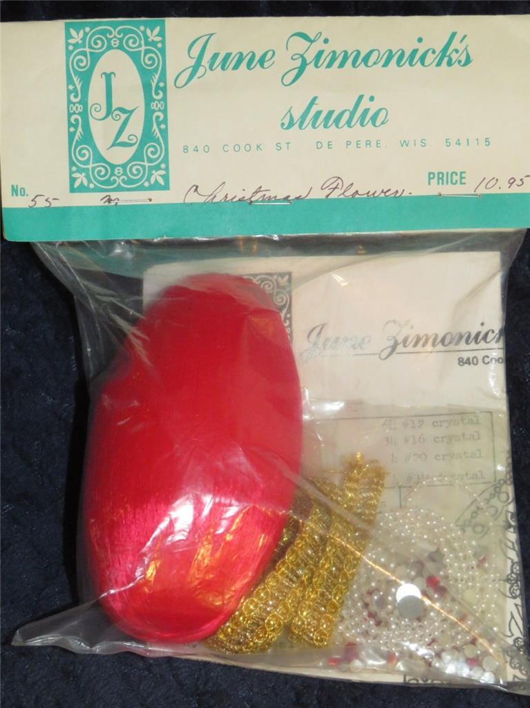 JUNE ZIMONICK'S STUDIO Christmas Ornament Craft Kit - 