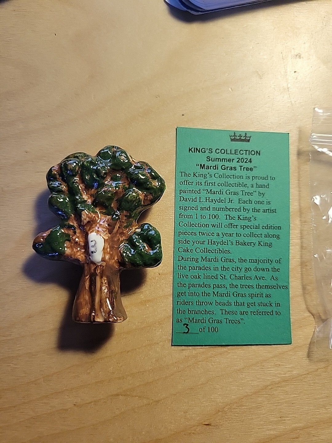 2024 Haydel's bakery King Cake Topper New First Kings Collection edition 3/100 2024 Haydel's bakery King Cake Topper New First Kings Collection edition 3/100