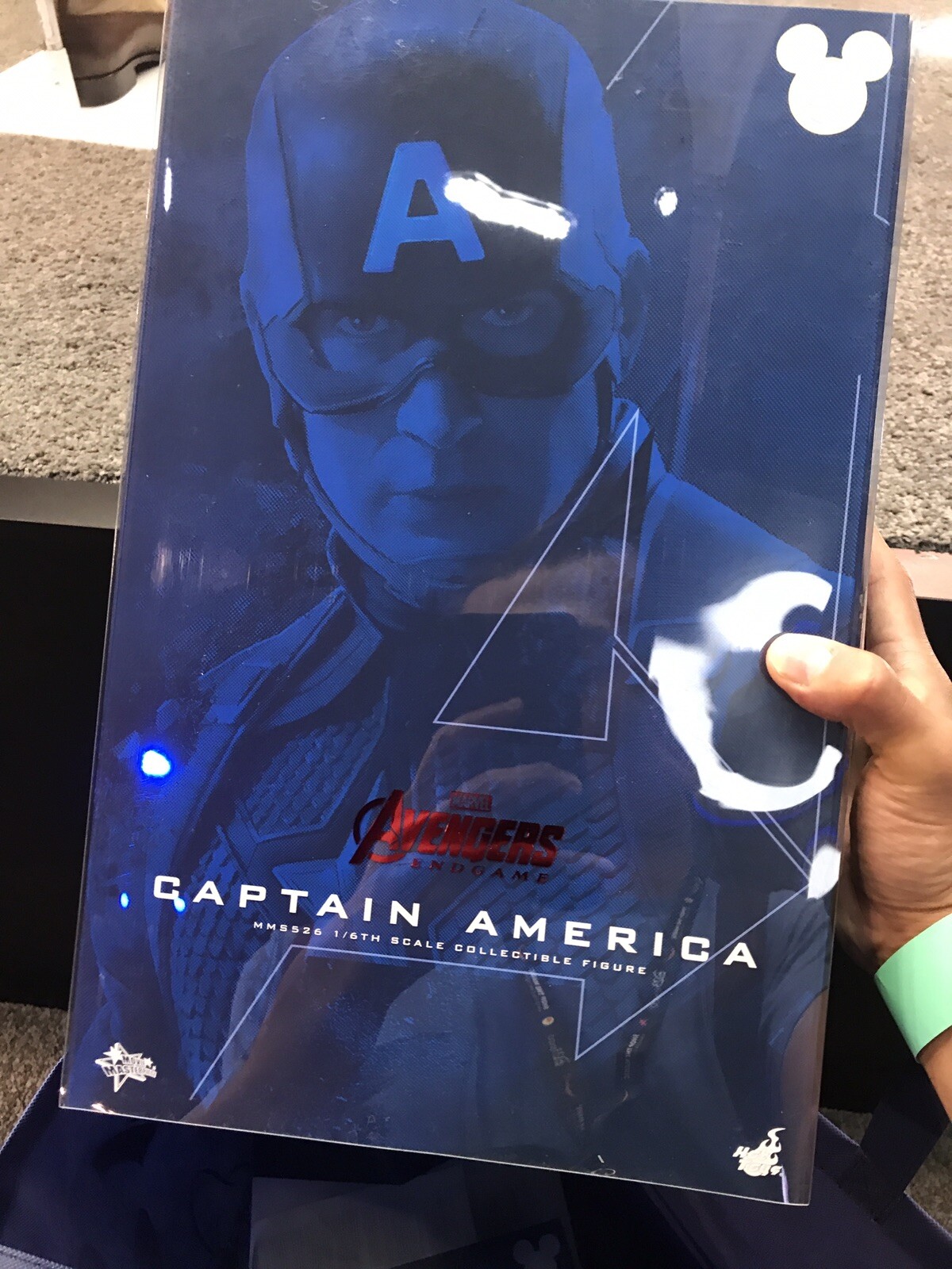 Disney D23 Expo 2019 Worthy Captain America Hot Toys Movie Masterpiece VERY RARE