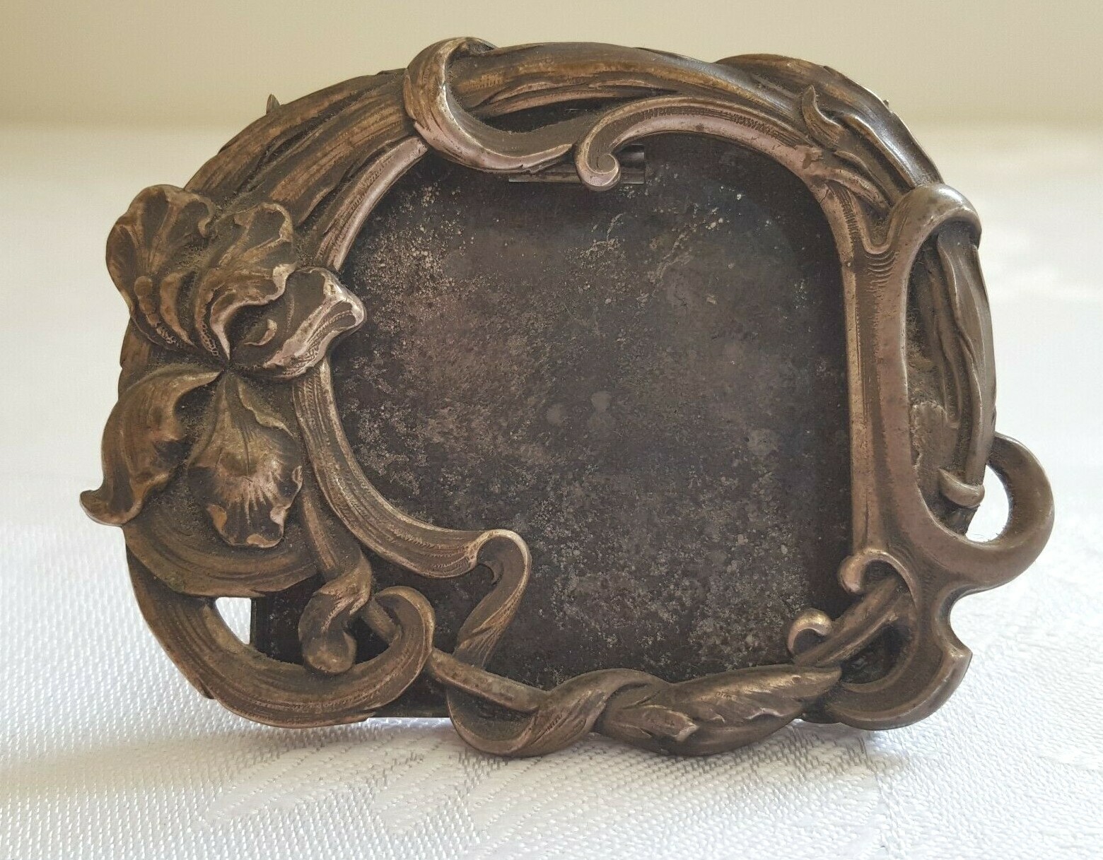 RRR- Art Nouveau 1900-1920 Silver Photo Frame signed DEPOSE France RRR- Art Nouveau 1900-1920 Silver Photo Frame signed DEPOSE France