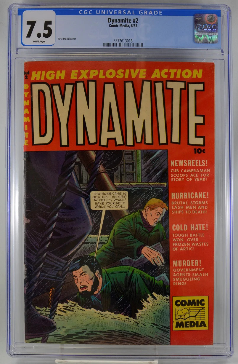 Dynamite (Comic Media, 1953) # 2 CGC: CGC 7.5 (3872613018) Dynamite (Comic Media, 1953) # 2 CGC: CGC 7.5 (3872613018)