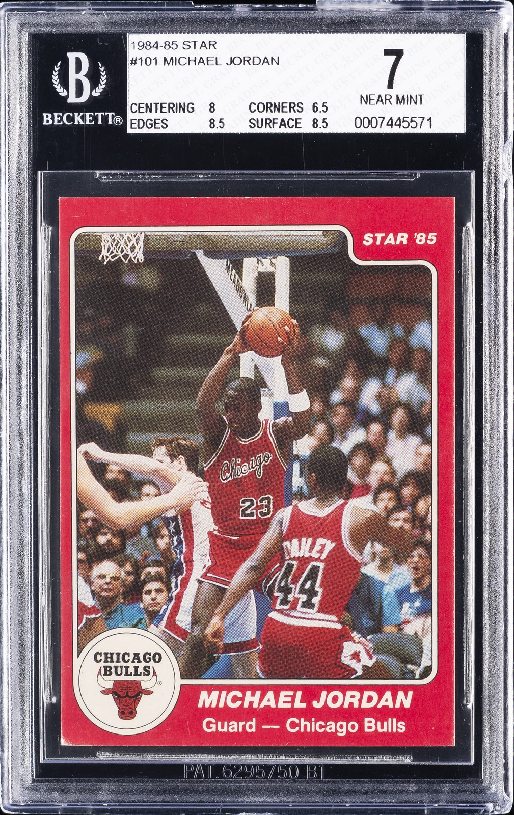 1984-85 STAR #101 MICHAEL JORDAN BGS 7