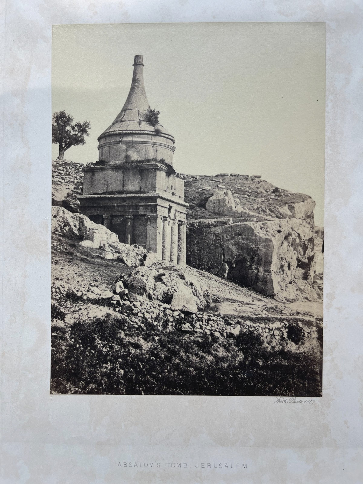 Francis Frith Jerusalem 1857 Holy Land Views, Albumen Prints (Lot of 4) Francis Frith Jerusalem 1857 Holy Land Views, Albumen Prints (Lot of 4)