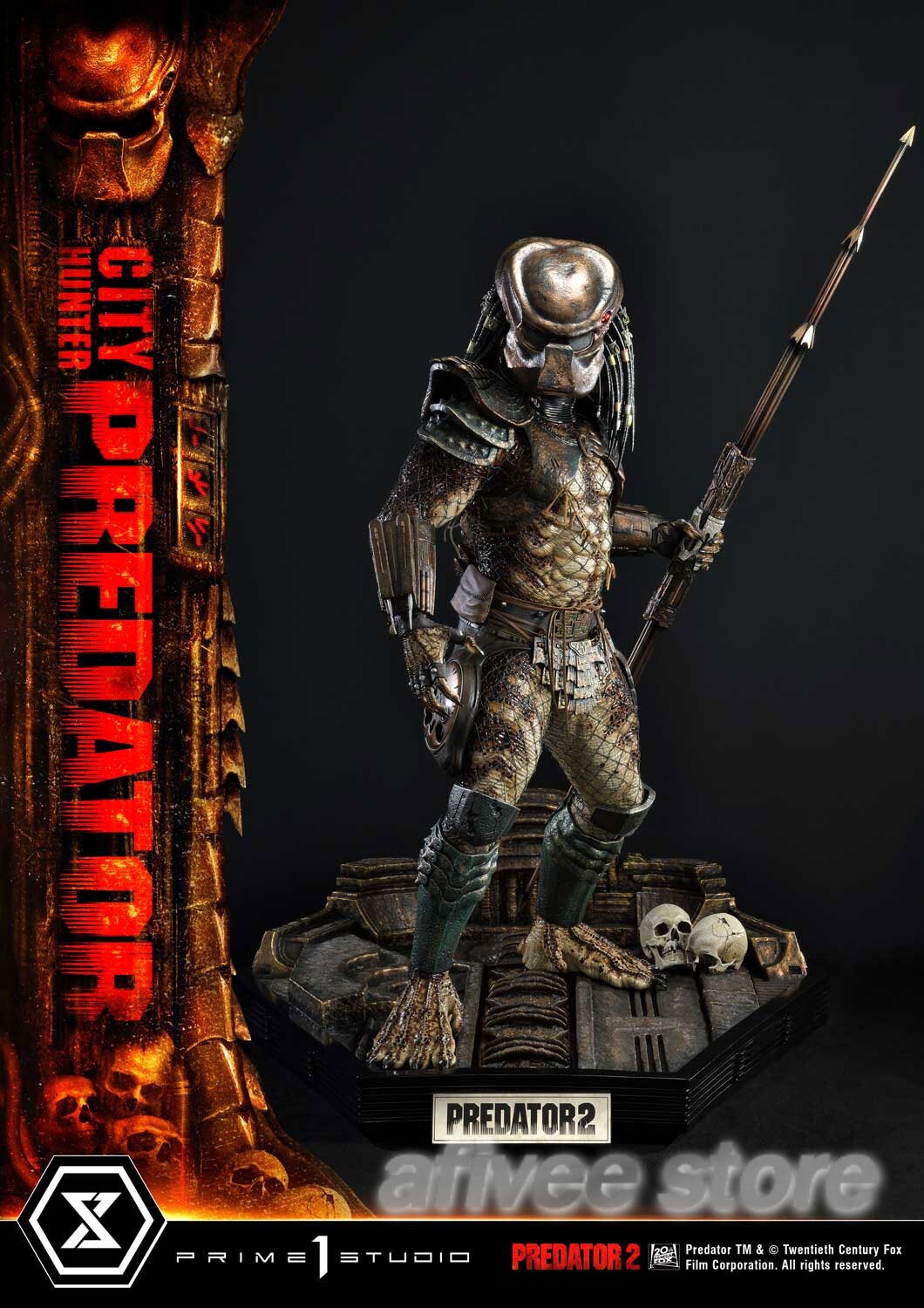 In - stock New P1S 1/3 Predator 2 City Hunter Predator MMPR - 02UTS Ultimate Edi