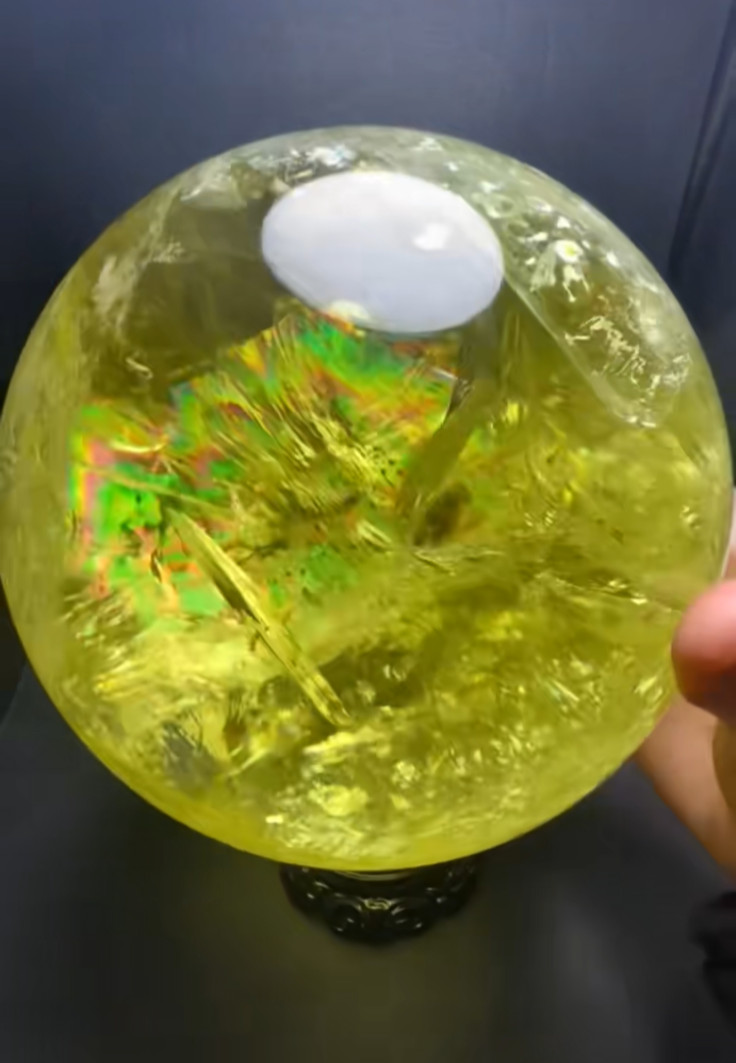 17.7lb Rare Top Natural Citrine Quartz Sphere Rainbow Crystal Ball Reiki Gem 17.7lb Rare Top Natural Citrine Quartz Sphere Rainbow Crystal Ball Reiki Gem