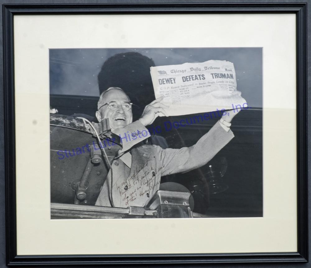 Harry Truman signed Harry Truman signed